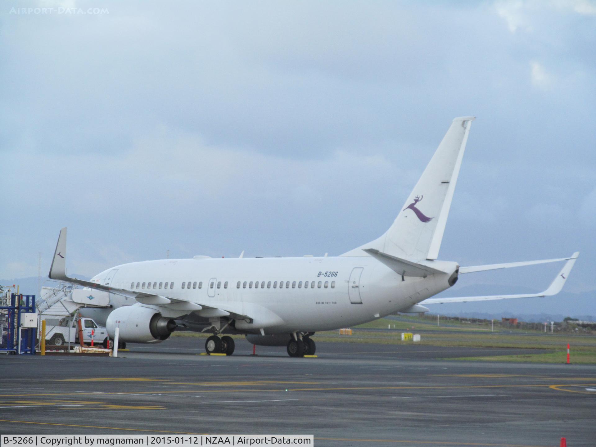 B-5266, 1999 Boeing 737-7AK C/N 29866, viewed from short term car park