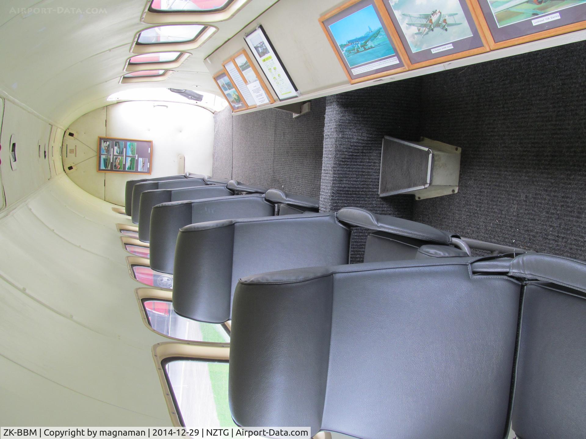 ZK-BBM, 1953 De Havilland DH.114 Heron 1B C/N 14011, cabin view