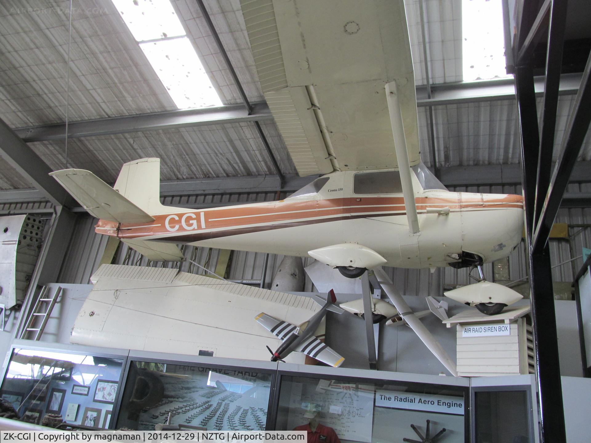 ZK-CGI, Cessna 150D C/N 15060711, in museum