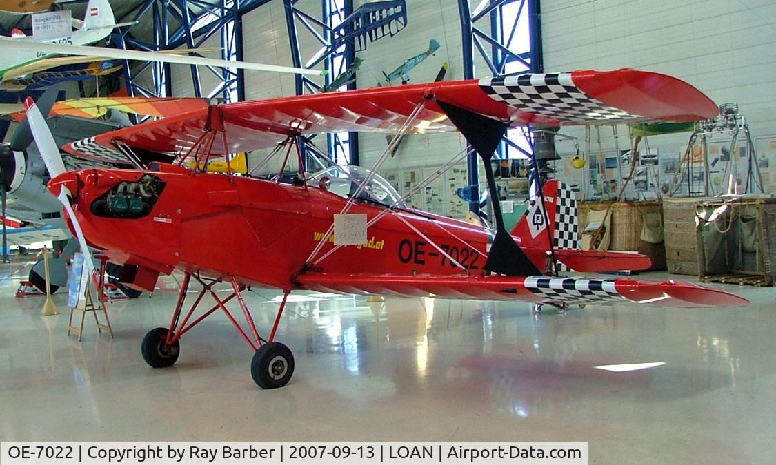 OE-7022, WDFL Dallach Sunwheel R C/N 011, WD Flugzeugbau Sunwheel R [011]  Weiner Neustadt-Ost~OE 13/09/2007