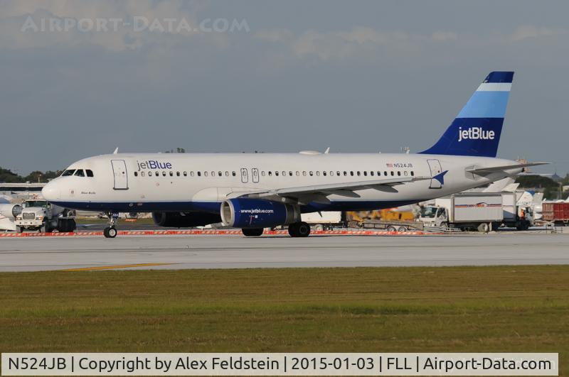 N524JB, 2001 Airbus A320-232 C/N 1528, Ft. Lauderdale