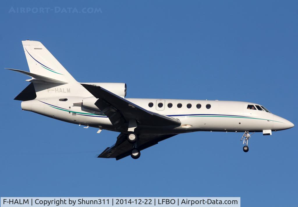 F-HALM, 1983 Dassault Falcon 50 C/N 134, Landing rwy 14R