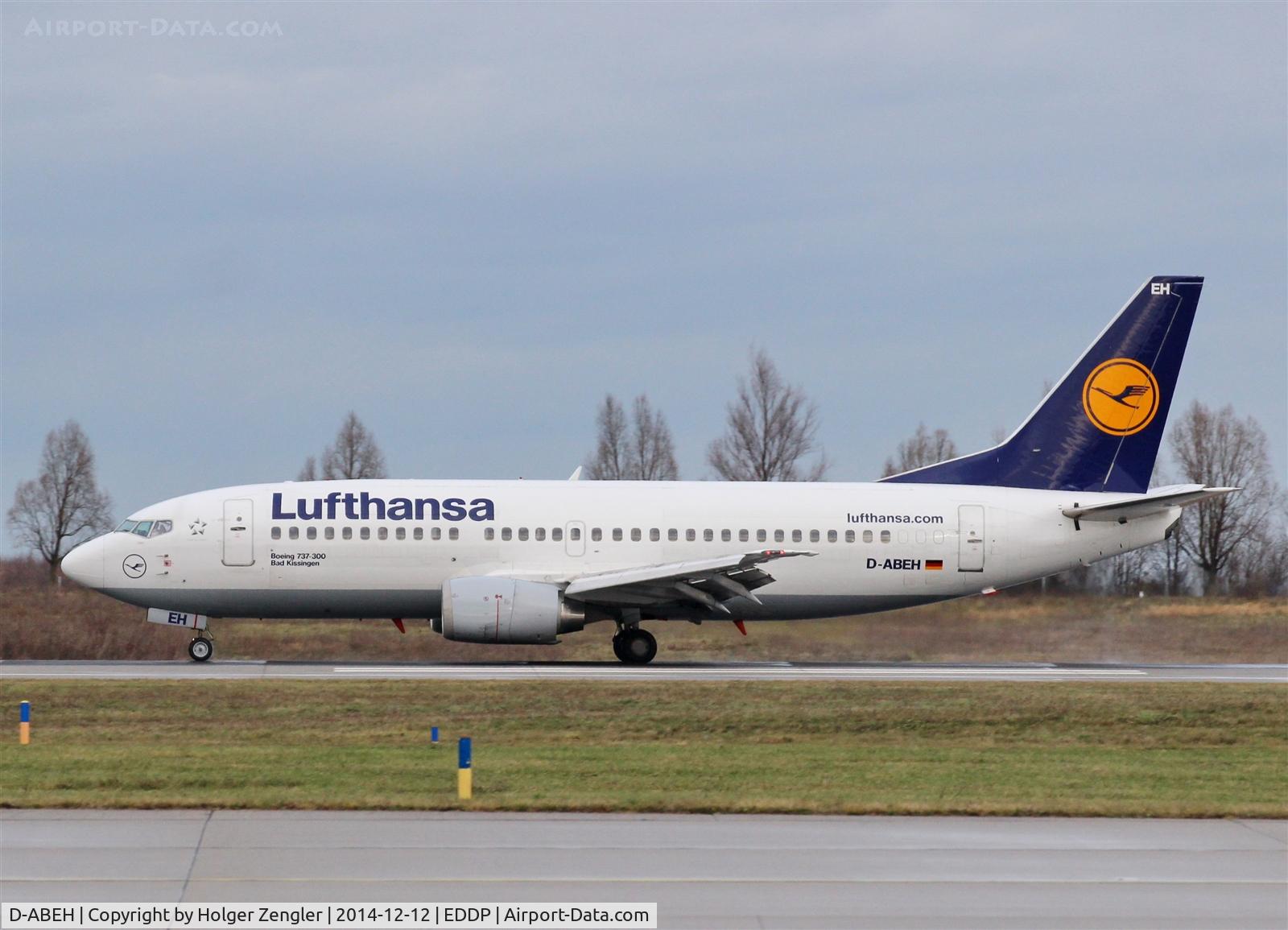 D-ABEH, 1991 Boeing 737-330 C/N 25242, Todays noon shuttle from FRA has touched down on rwy 26R....
