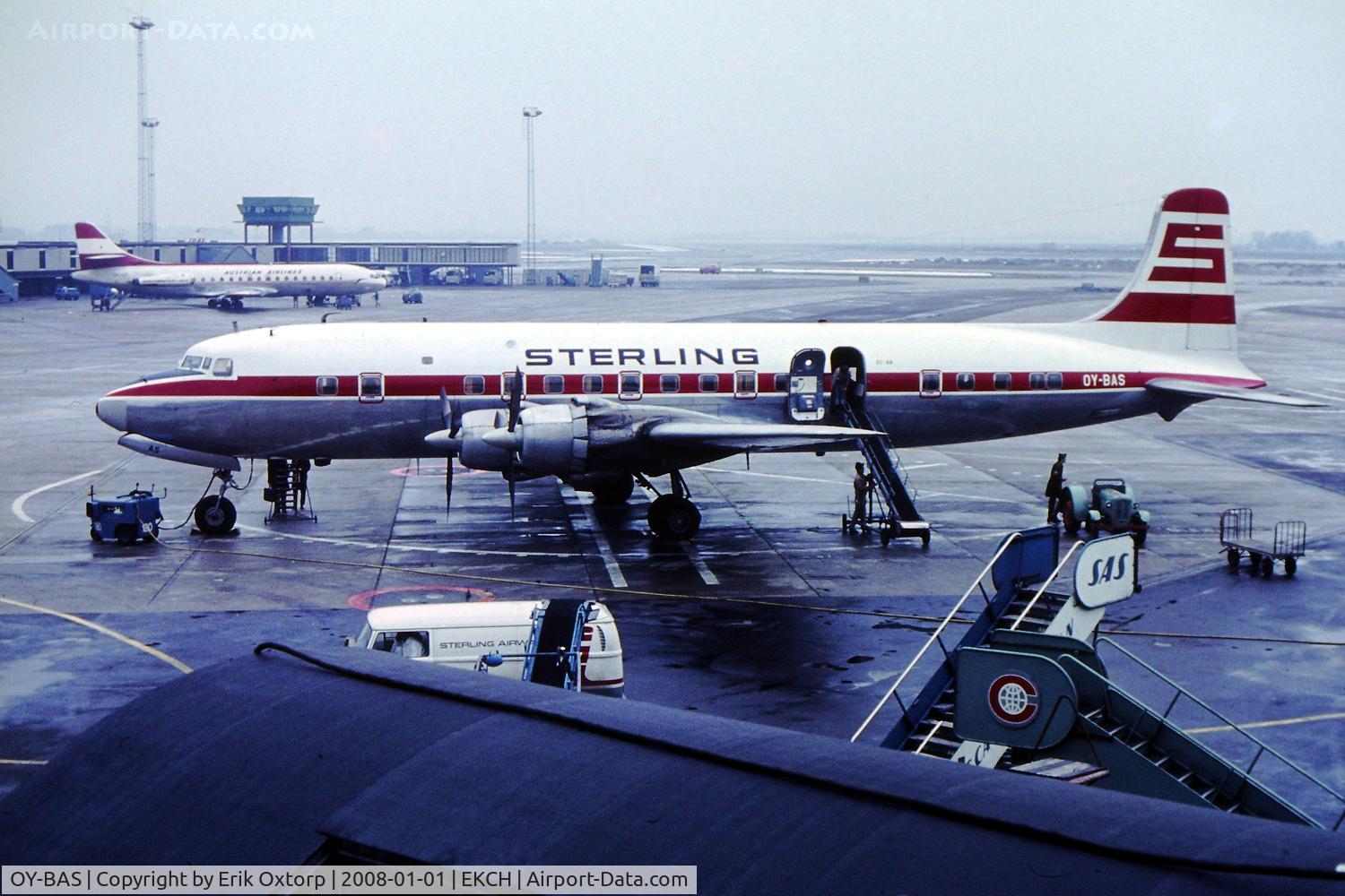 OY-BAS, 1953 Douglas DC-6B C/N 43837, OY-BAS in CPH