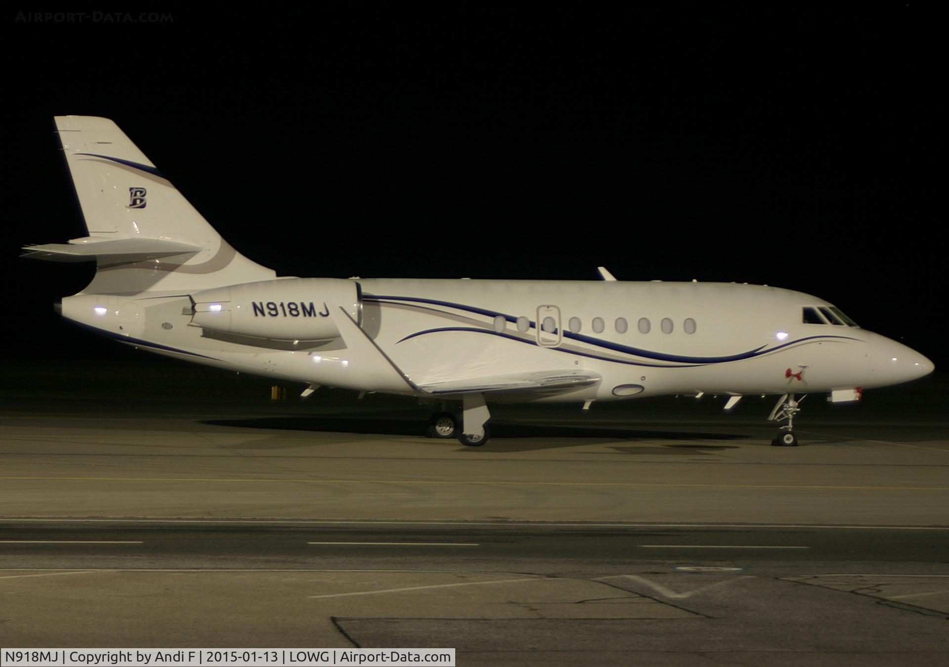 N918MJ, 2013 Dassault Falcon 2000EX C/N 270, MJB TRI-MOTOR LLC DASSAULT FALCON 2000EX