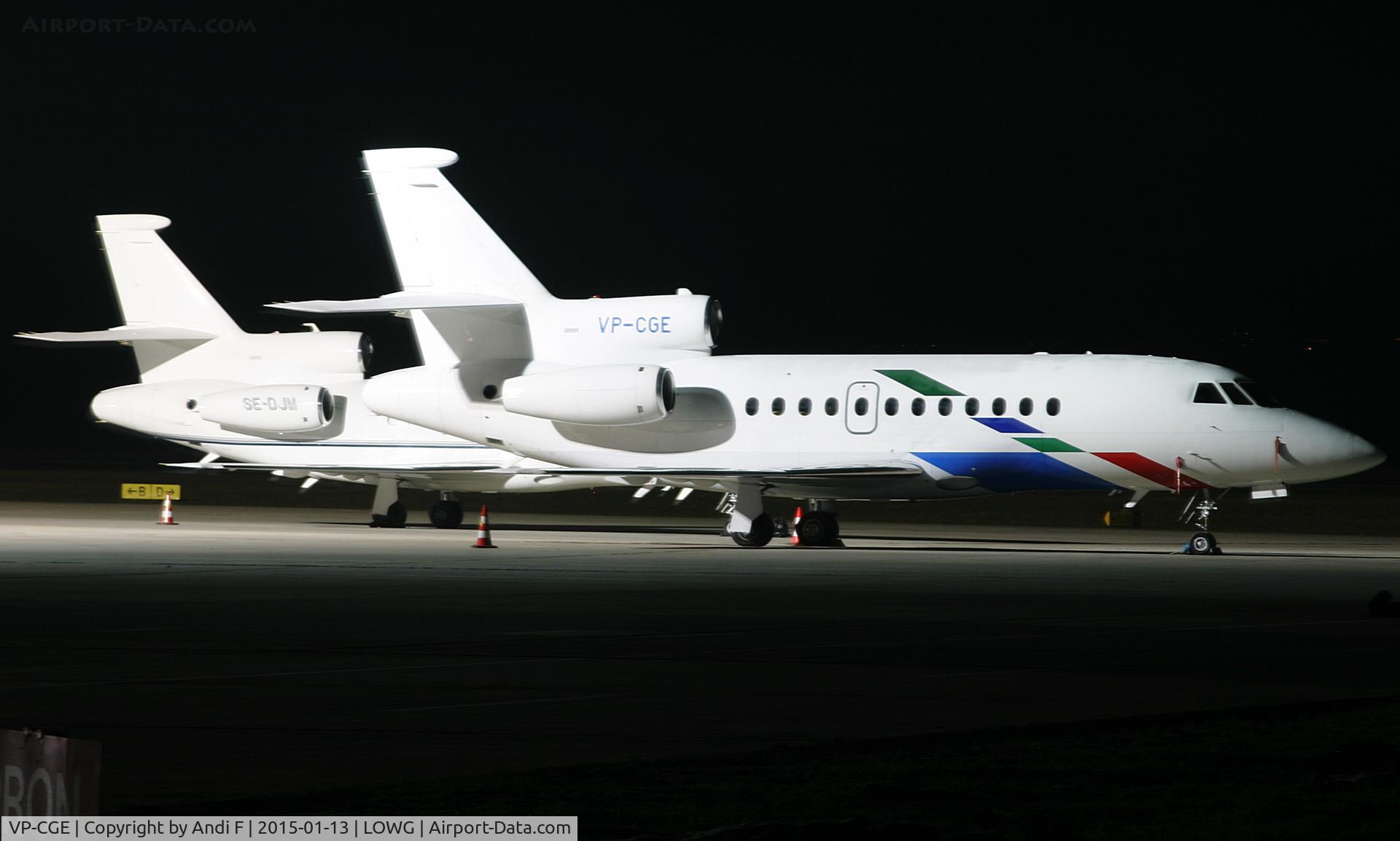 VP-CGE, 2000 Dassault Falcon 900EX C/N 073, Volkswagen Air Service Dassault Falcon 900EX