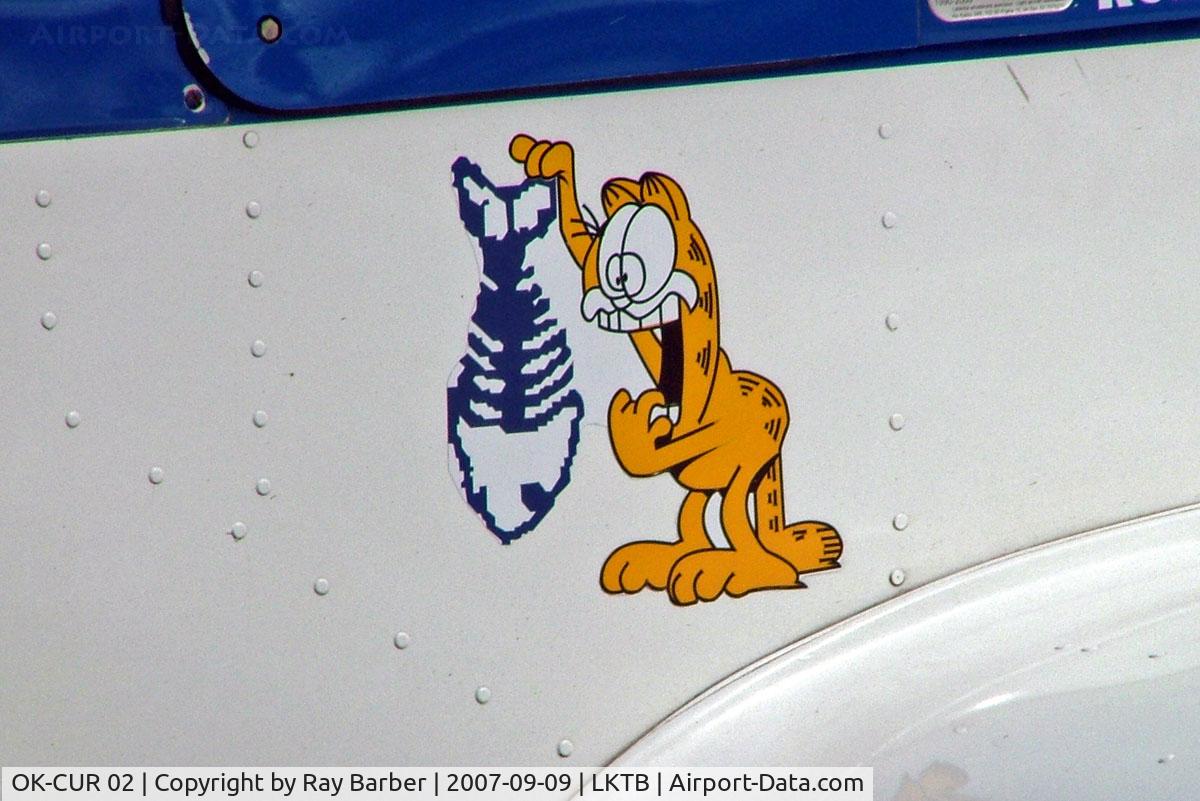 OK-CUR 02, 1997 Evektor P-220 ULR Koala C/N 970007, Aerotechnik P.220 ULR Koala [970007] Brno-Turany 09/09/2007. Showing art design.