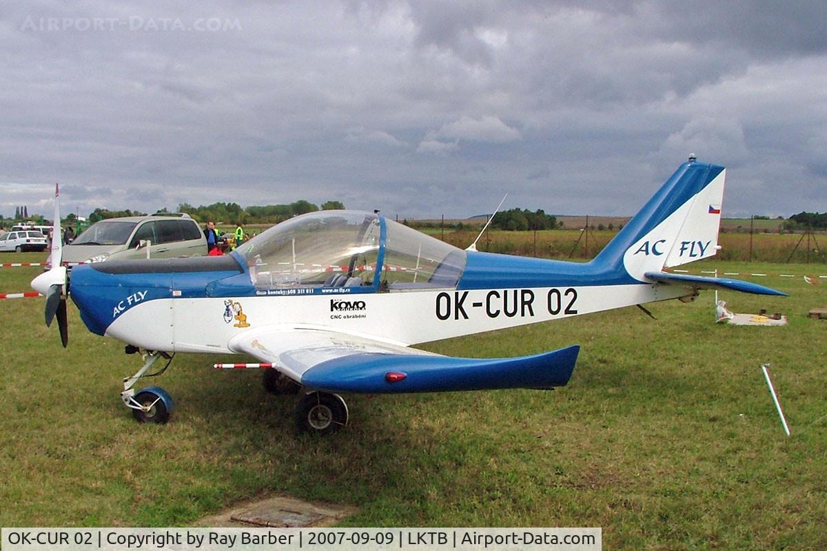 OK-CUR 02, 1997 Evektor P-220 ULR Koala C/N 970007, Aerotechnik P.220 ULR Koala [970007] Brno-Turany 09/09/2007.