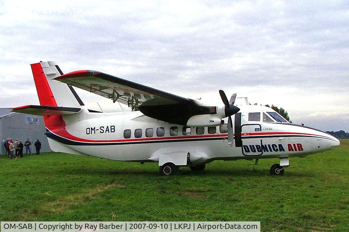 OM-SAB, 1975 Let L-410MA Turbolet C/N 750405, Let L-410MA Turbolet [750405] (Dubnica Air) Prostejov~OK 10/09/2007