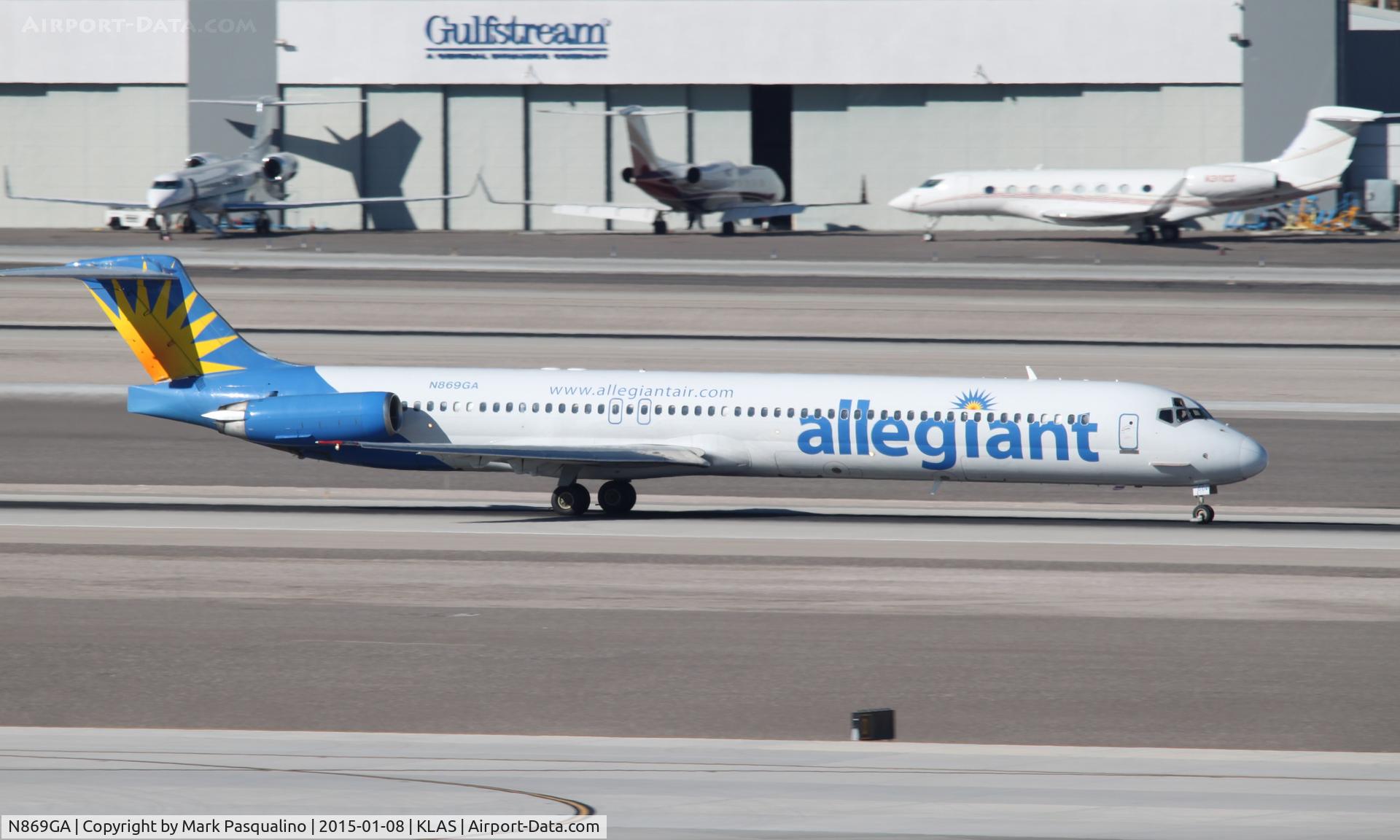 N869GA, 1992 McDonnell Douglas MD-83 (DC-9-83) C/N 53294, MD-83