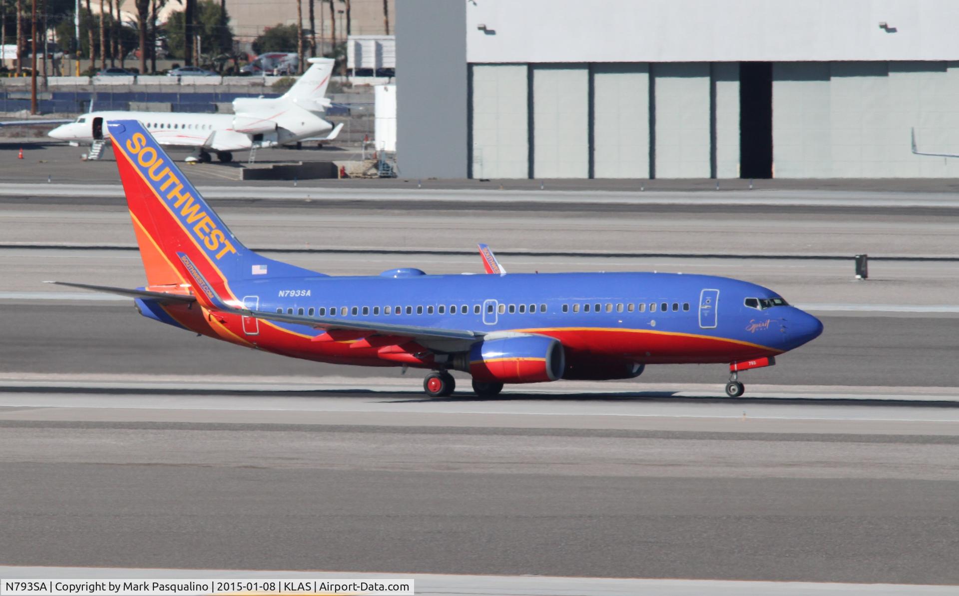 N793SA, 2001 Boeing 737-7H4 C/N 27888, Boeing 737-700