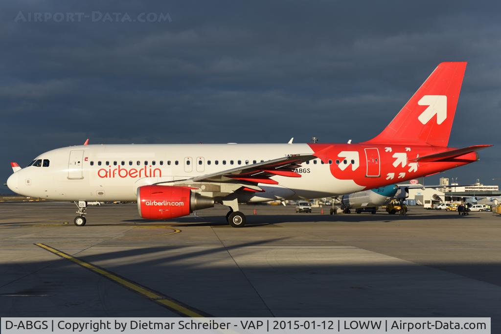 D-ABGS, 2009 Airbus A319-112 C/N 3865, Air Berlin A319