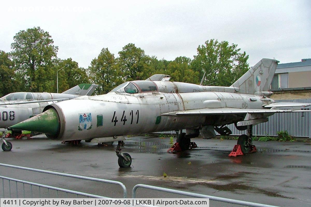4411, Mikoyan-Gurevich MiG-21PFM C/N 94A4411, Mikoyan-Gurevich MiG-21PFM Fishbed [94A4411] (Czech Air Force) Prague-Kbely~OK 08/09/2007