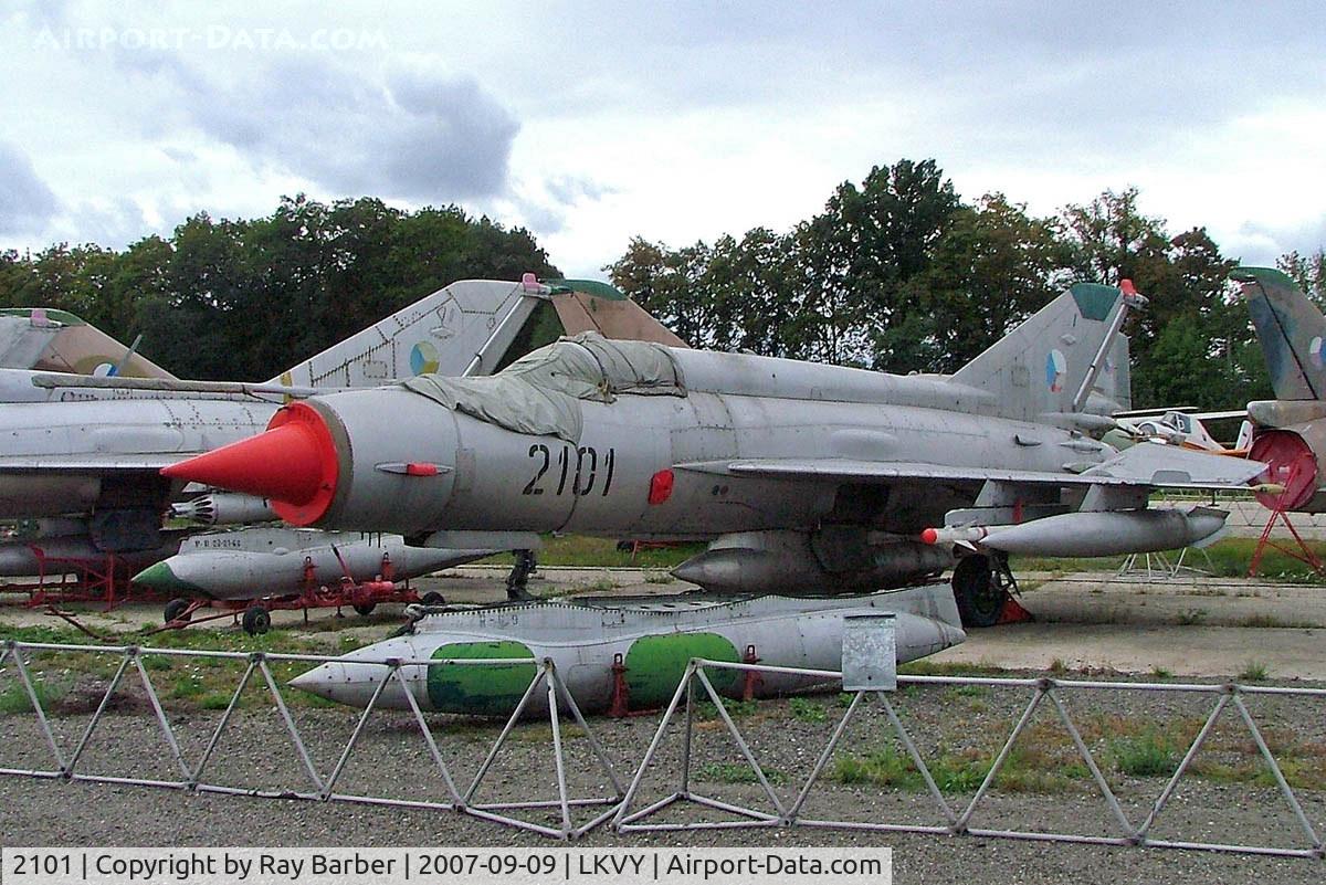 2101, Mikoyan-Gurevich MiG-21R C/N 94R2101, Mikoyan-Gurevich MiG-21R Fishbed [94R2101] (Czech Air Force) Vyskov~OK 09/09/2007