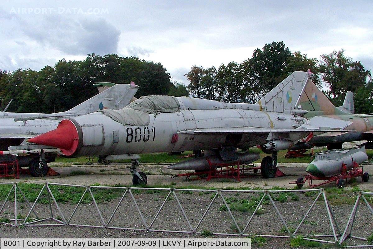 8001, Mikoyan-Gurevich MiG-21PFM C/N 94N8001, Mikoyan-Gurevich MiG-21PFM Fishbed [94N8001] (Czech Air Force) Vyskov~OK 09/09/2007