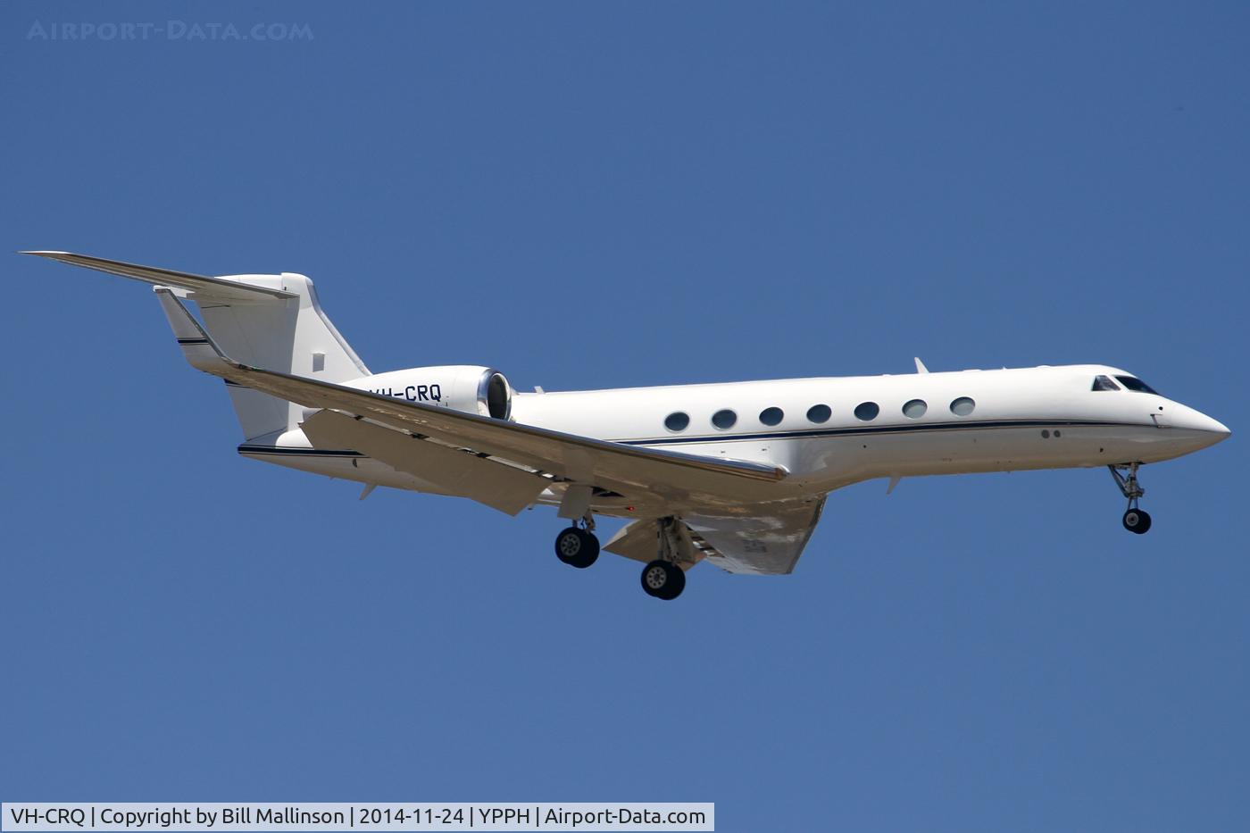 VH-CRQ, 2000 Gulfstream Aerospace G-V C/N 603, FINALS TO 21