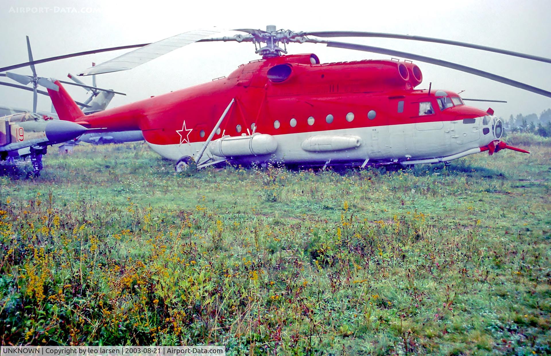 UNKNOWN, Helicopters Various C/N unknown, Monino Moscow 21.8.03