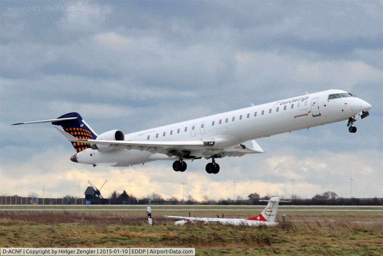 D-ACNF, 2009 Bombardier CRJ-900 (CL-600-2D24) C/N 15243, Departure to DUS on rwy 24R....