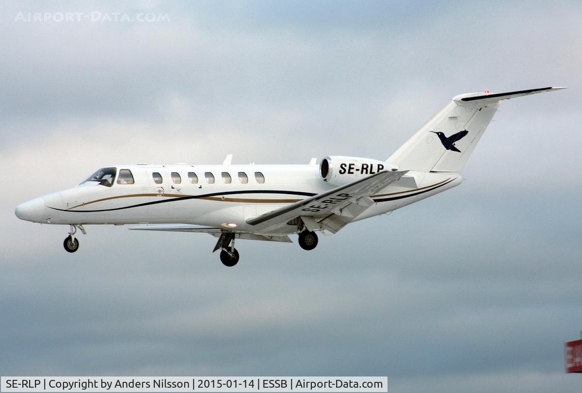 SE-RLP, 2005 Cessna 525B CitationJet CJ3 C/N 525B-0016, New logo on the tail.
