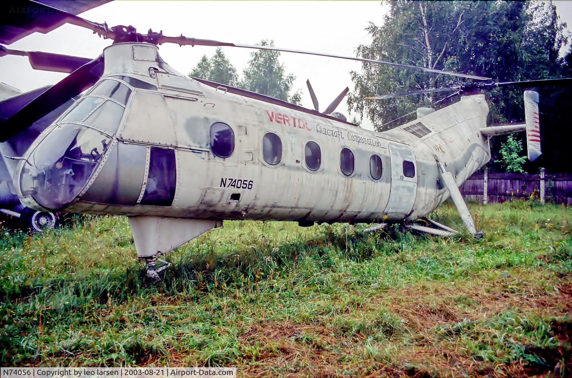 N74056, 1958 Vertol 44B C/N 417, Monino Moscow 21.8.03