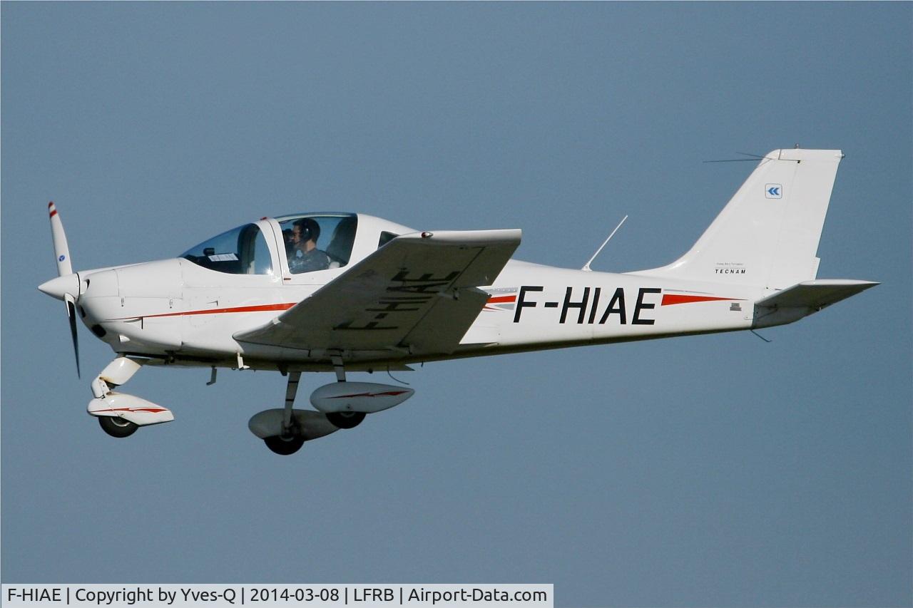 F-HIAE, Tecnam P-2002JF Sierra C/N Not found F-HIAE, Tecnam P2002 JF, Short approach rwy 25L, Brest-Bretagne airport (LFRB-BES)