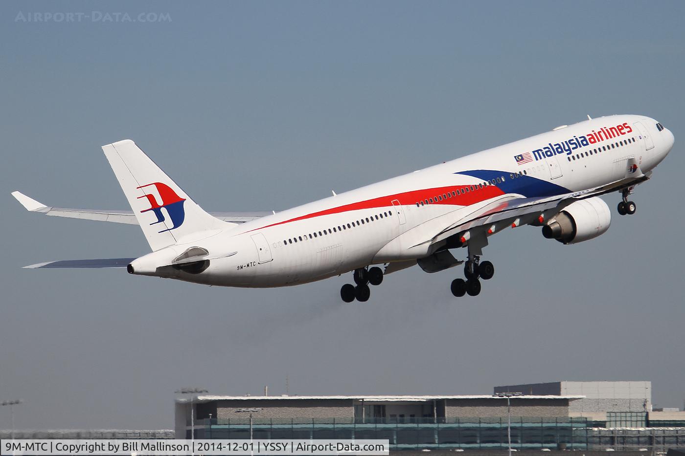 9M-MTC, 2011 Airbus A330-323X C/N 1229, off from 34L