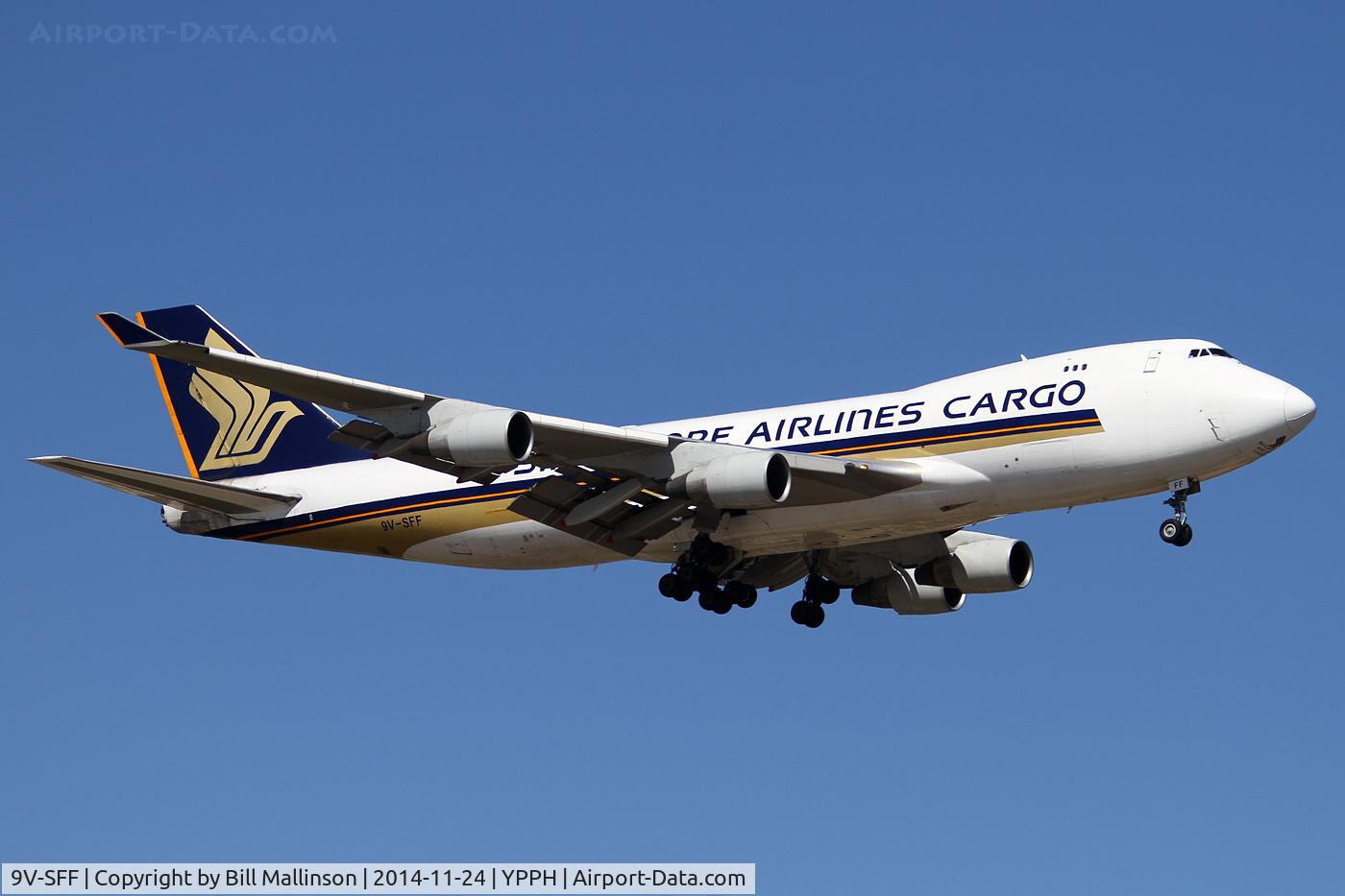 9V-SFF, 1997 Boeing 747-412F/SCD C/N 28026, FINALS TO 21