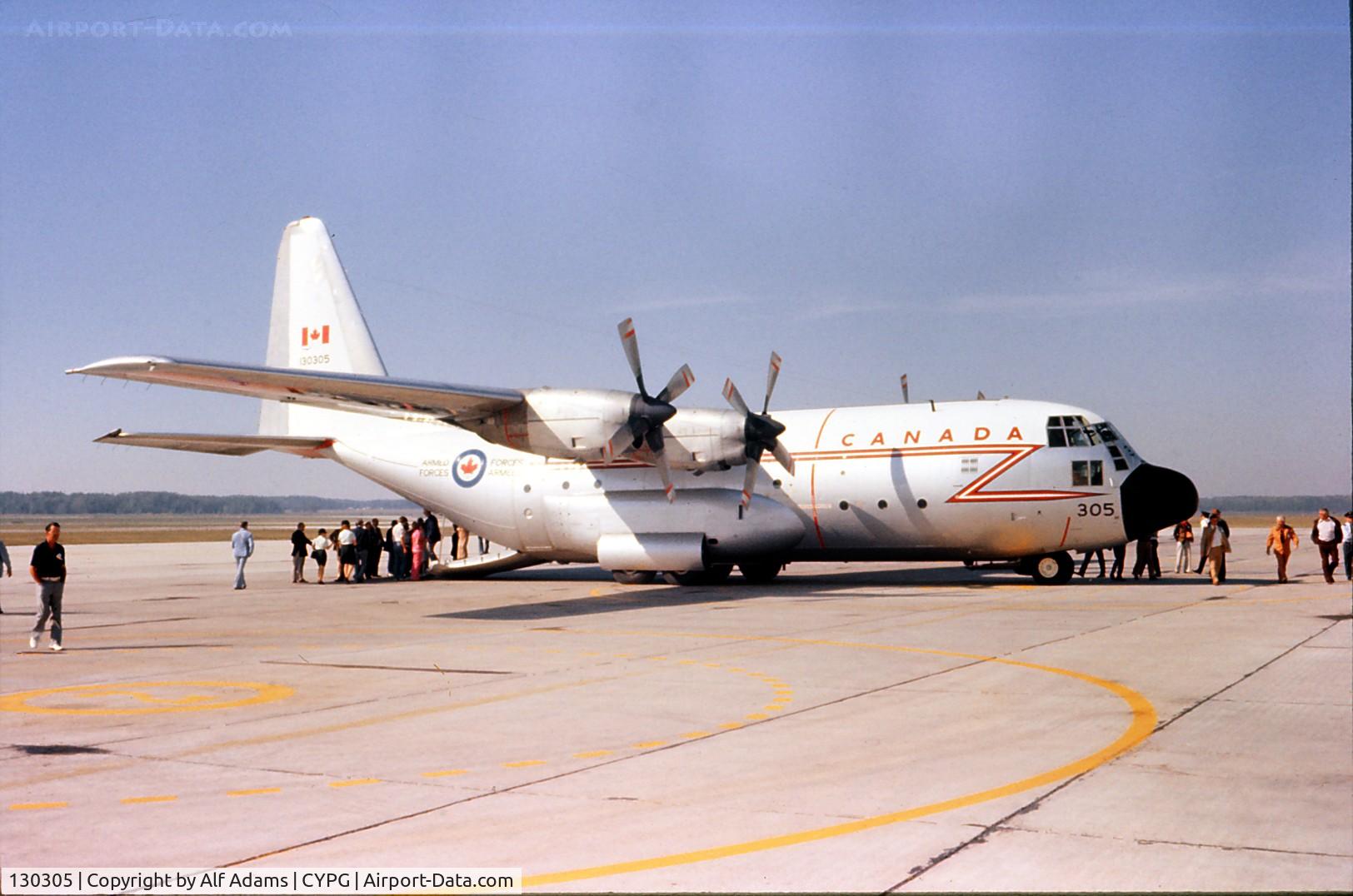 130305, 1964 Lockheed CC-130E Hercules C/N 382-4020, Shown at the airshow at Canadian Forces Base Portage la Prairie, Manitoba, Canada, in 1976