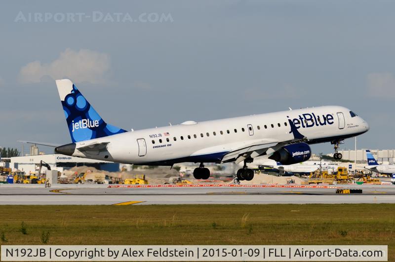 N192JB, 2005 Embraer 190AR (ERJ-190-100IGW) C/N 19000014, Ft. Lauderdale