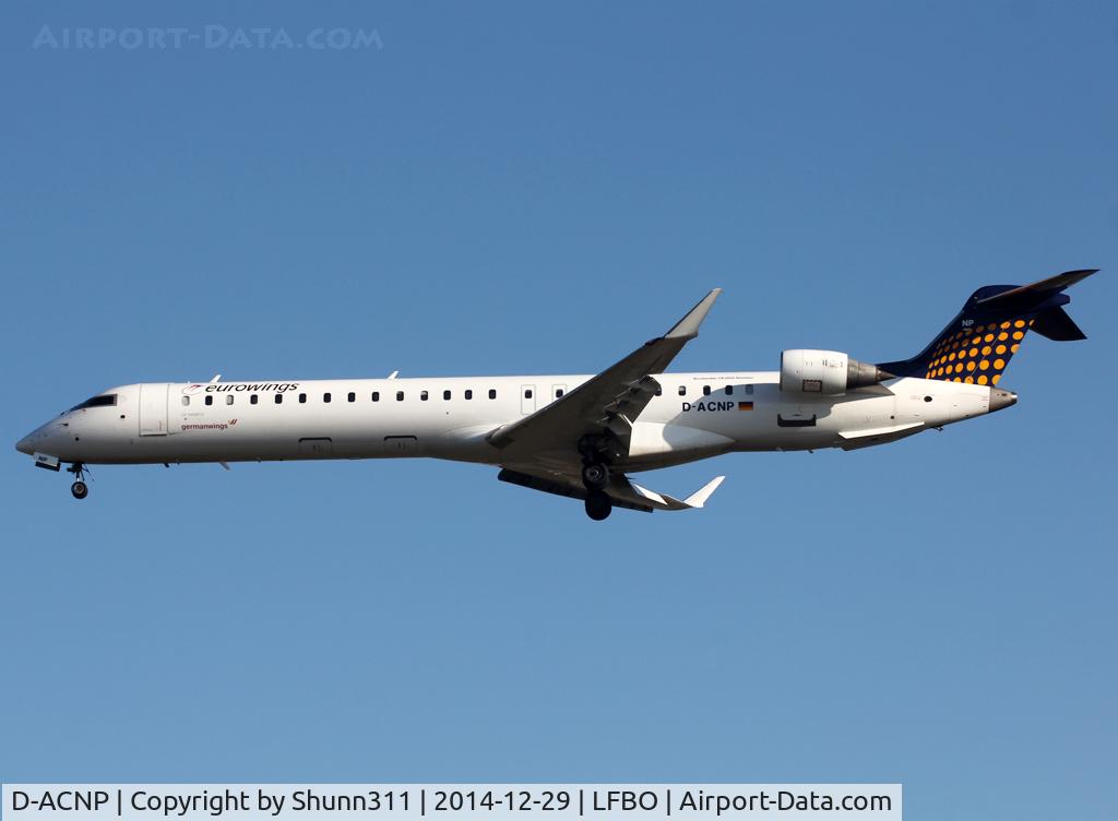 D-ACNP, 2010 Bombardier CRJ-900LR (CL-600-2D24) C/N 15259, Landing rwy 32L