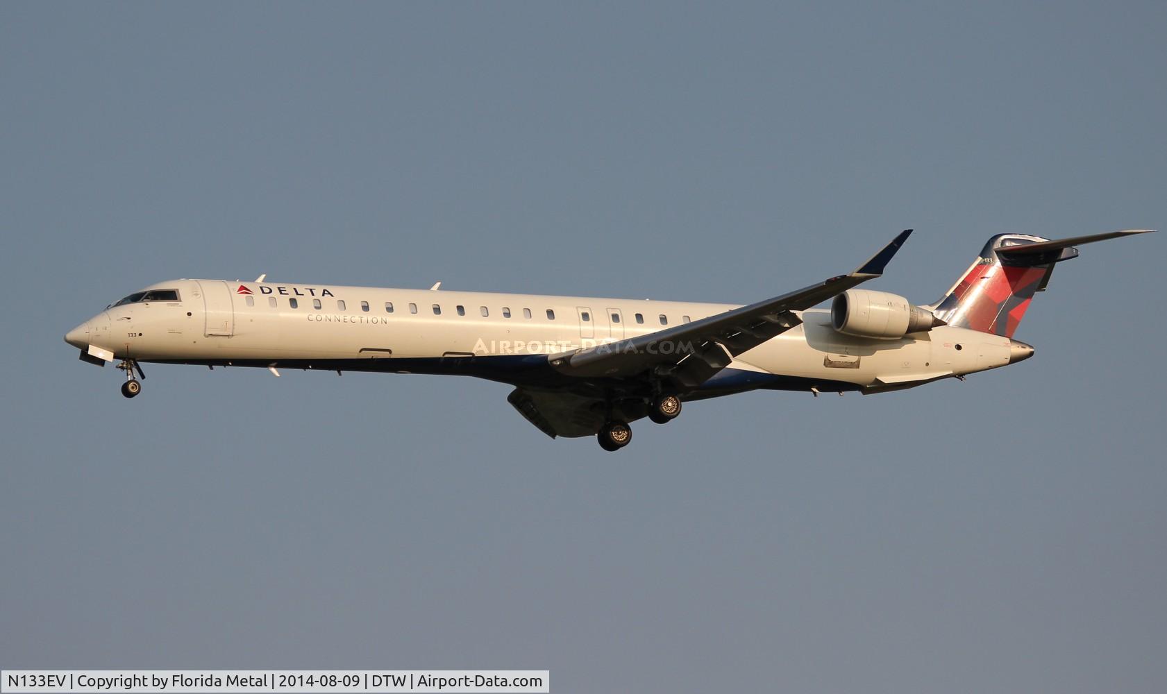 N133EV, 2009 Bombardier CRJ-900ER (CL-600-2D24) C/N 15222, Delta CRJ-900