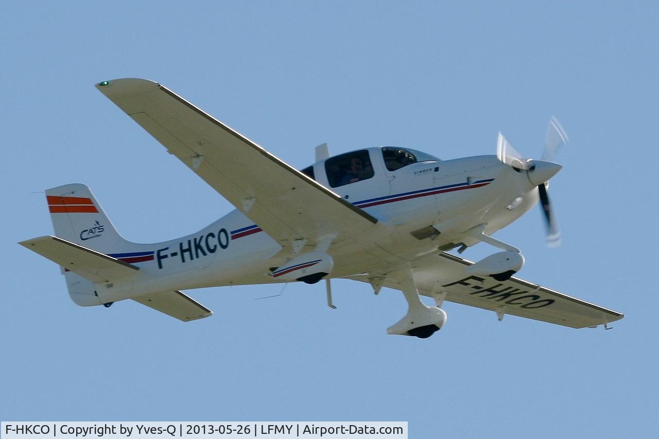 F-HKCO, 2012 Cirrus SR22 C/N 3878, Cirrus SR-22, Take off Rwy 34, Salon De Provence Air Base 701 (LFMY) Open day 2013
