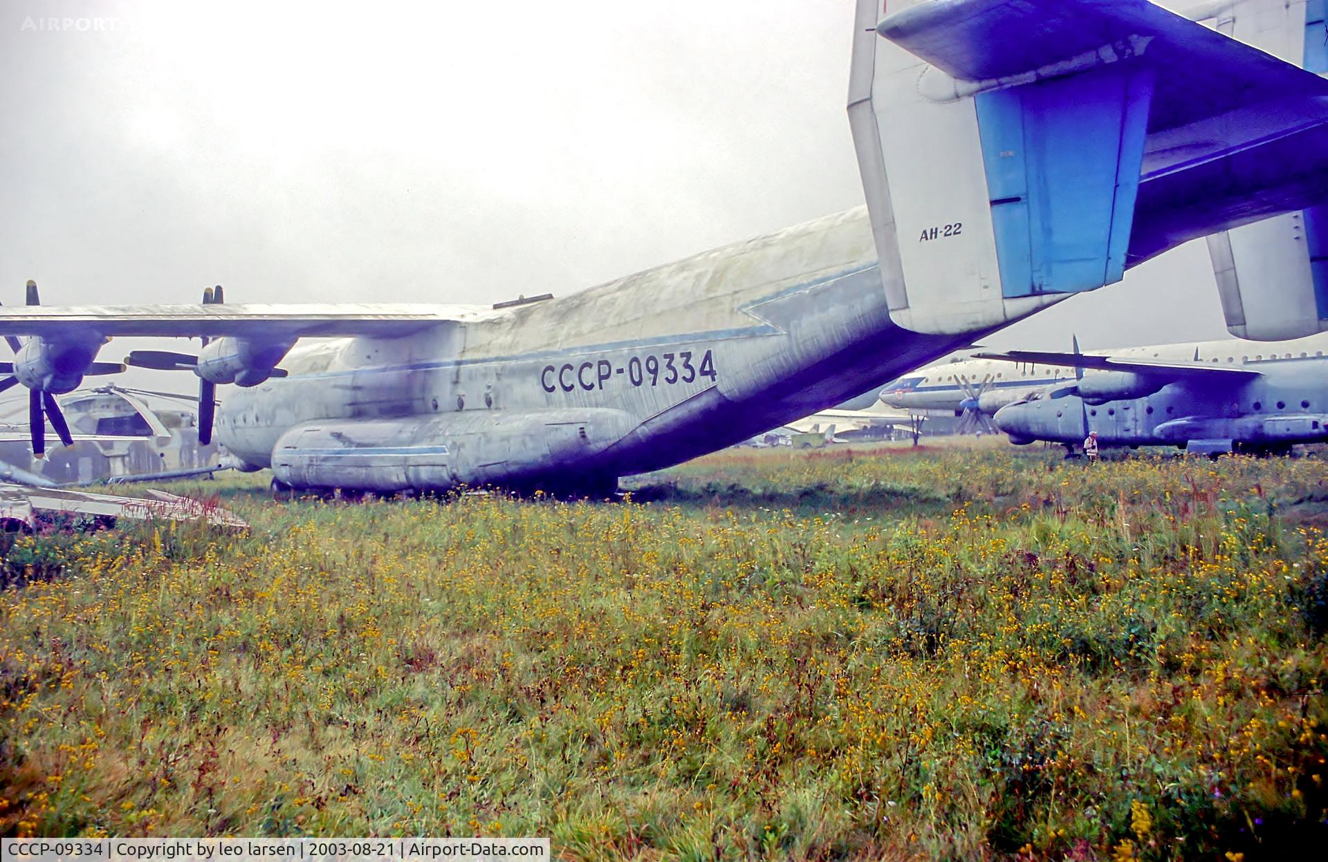 CCCP-09334, Antonov An-22 C/N 00340209, Monino Museum 21.8.03