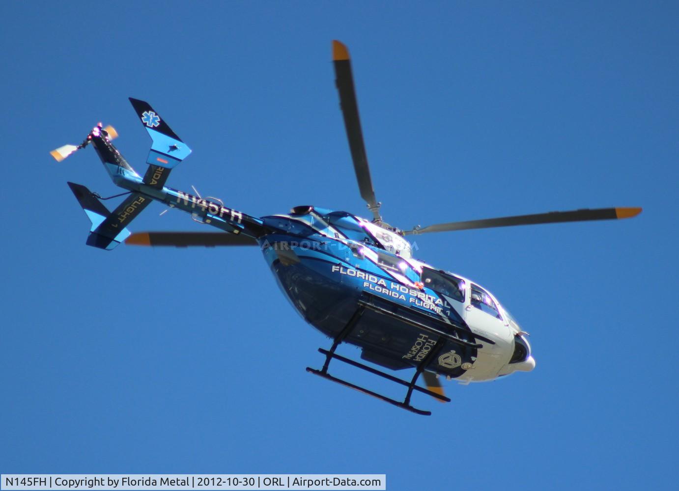 N145FH, 2004 Eurocopter-Kawasaki EC-145 (BK-117C-2) C/N 9047, Florida Hospital EC-145