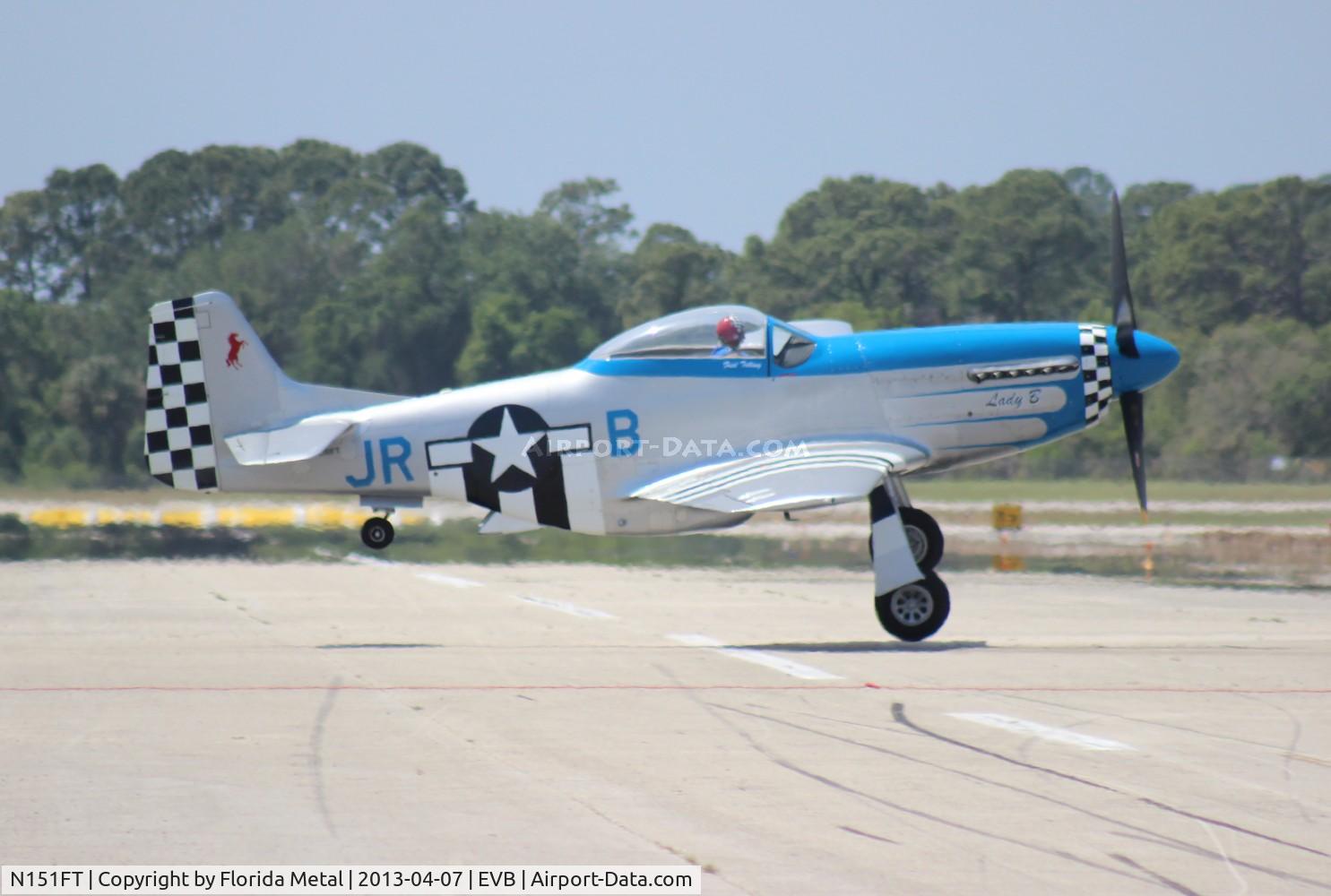 N151FT, 1945 North American P-51D Mustang C/N 44-74506, P-51D Lady B