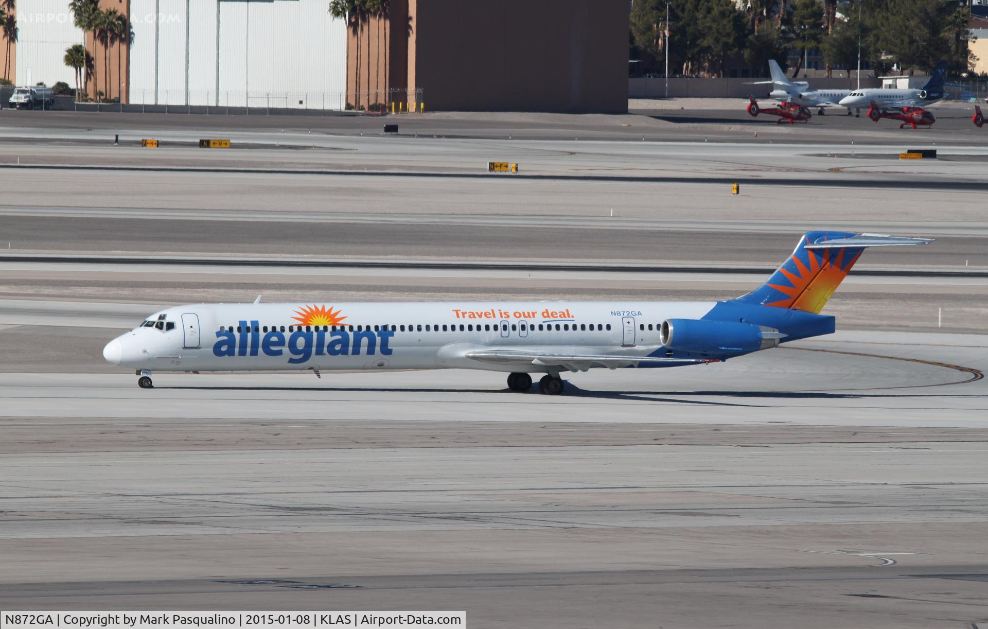 N872GA, 1991 McDonnell Douglas MD-83 (DC-9-83) C/N 53295, MD-83