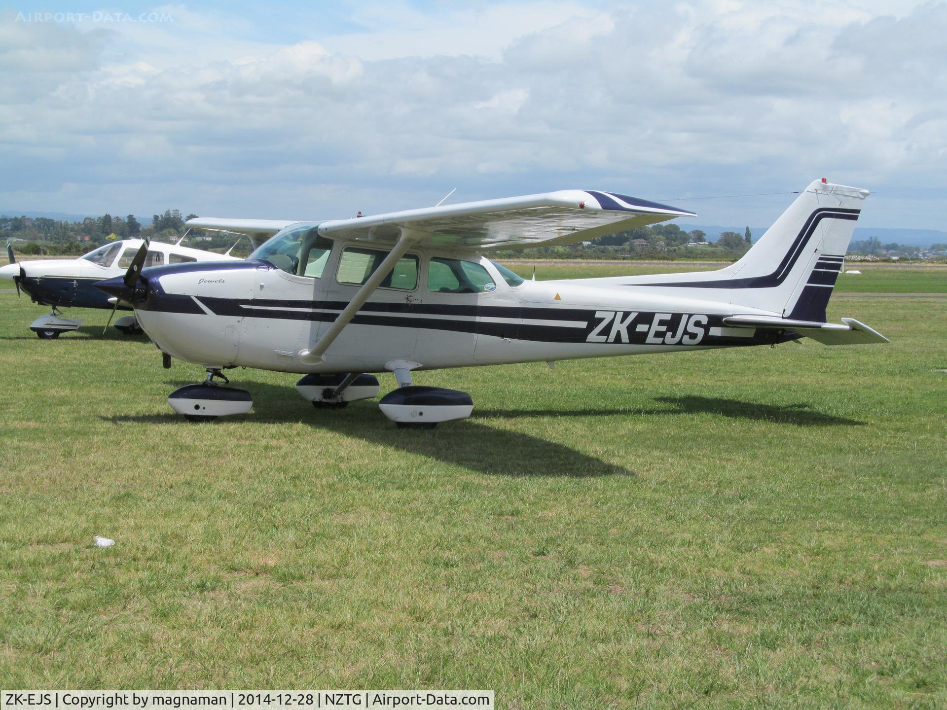 ZK-EJS, Cessna 172N C/N 17269149, on grass by flying club