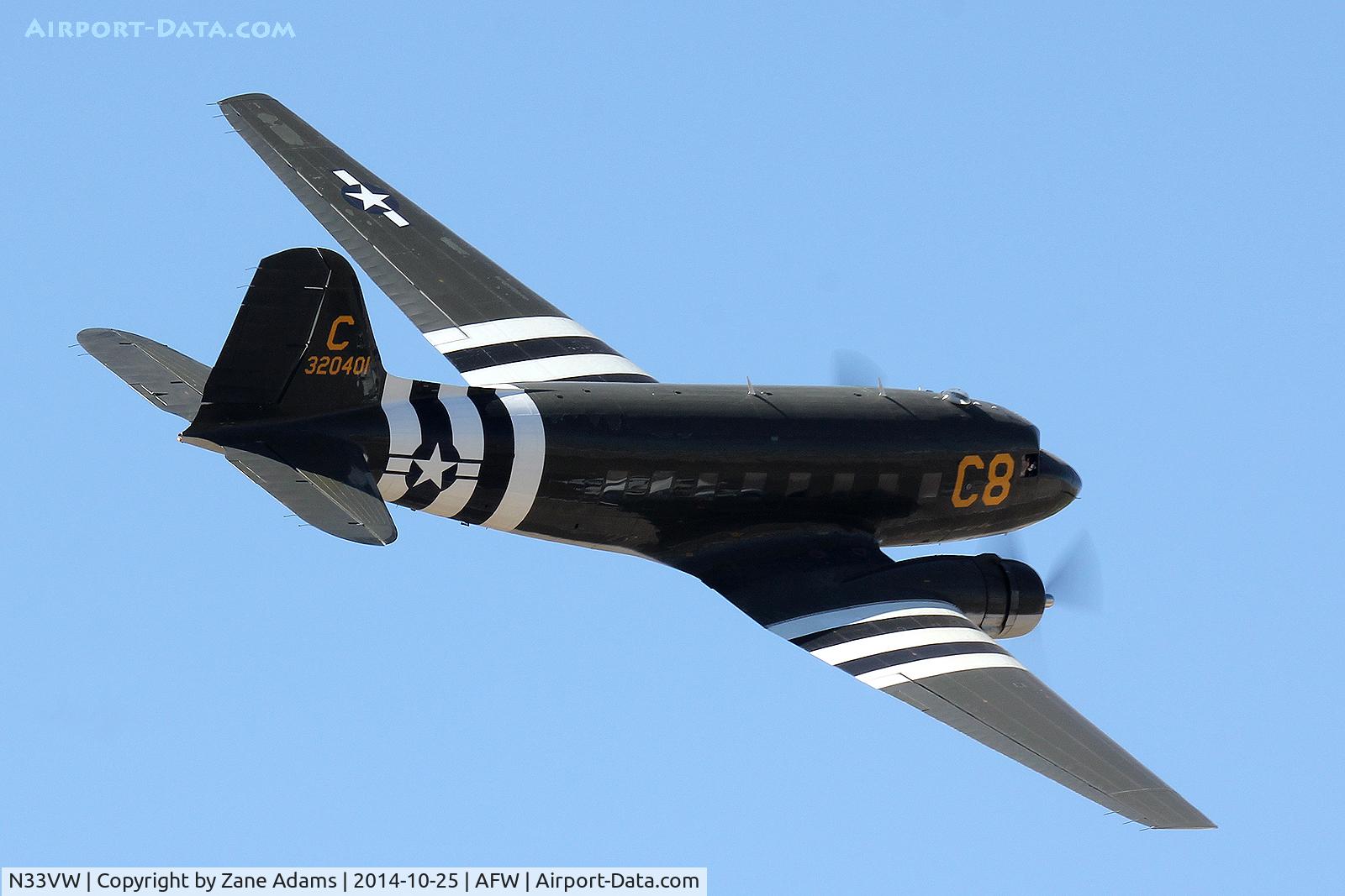 N33VW, 1943 Douglas DC3C-S1C3G (C-47A) C/N 20401, At the 2014 Alliance Airshow