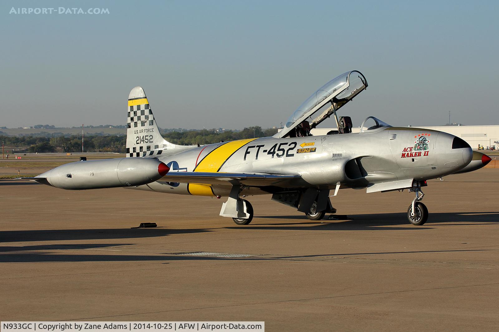 N933GC, 1954 Canadair T-33AN Silver Star 3 C/N T33-306, At the 2014 Fort Worth Alliance Airshow