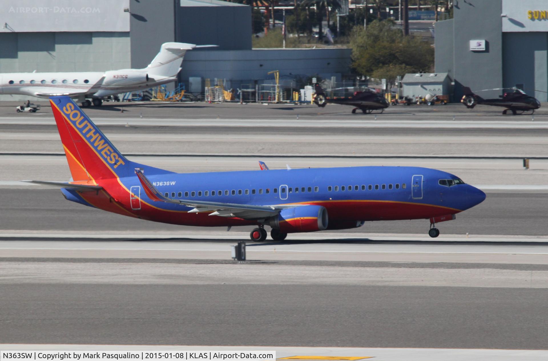 N363SW, 1993 Boeing 737-3H4 C/N 26574, Boeing 737-300