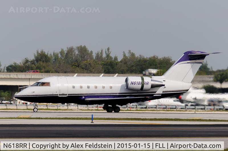 N618RR, 1988 Canadair Challenger 601-3A (CL-600-2B16) C/N 5022, Ft. Lauderdale