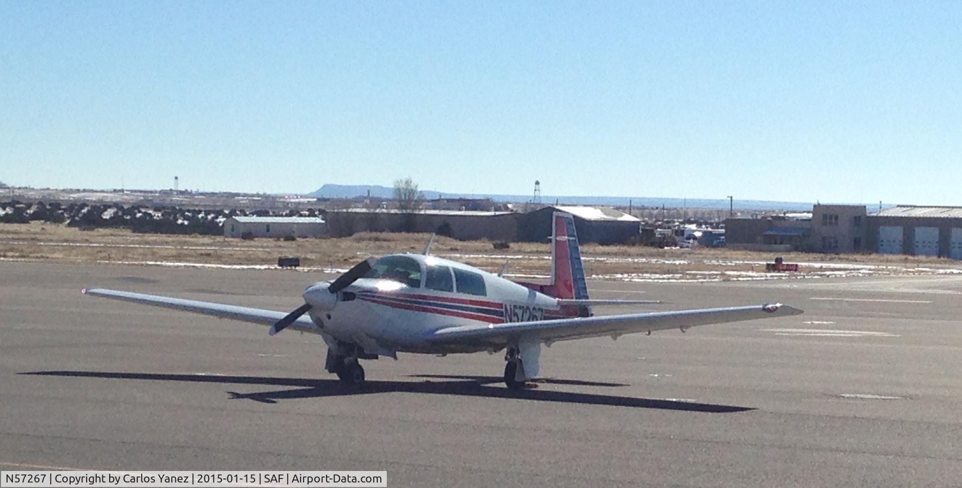 N57267, 1984 Mooney M20J 201 C/N 24-1436, Mooney N57267 at Santa Fe New Mexico, 1/15/2015