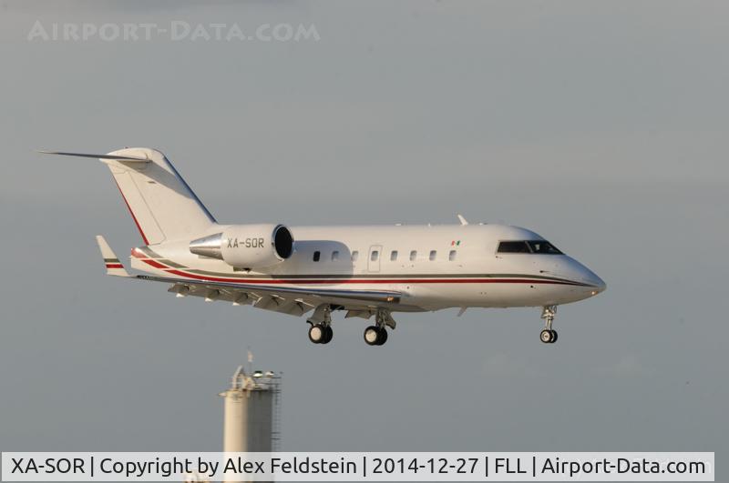 XA-SOR, 1994 Canadair Challenger 601-3R (CL-600-2B16) C/N 5147, Ft. Lauderdale
