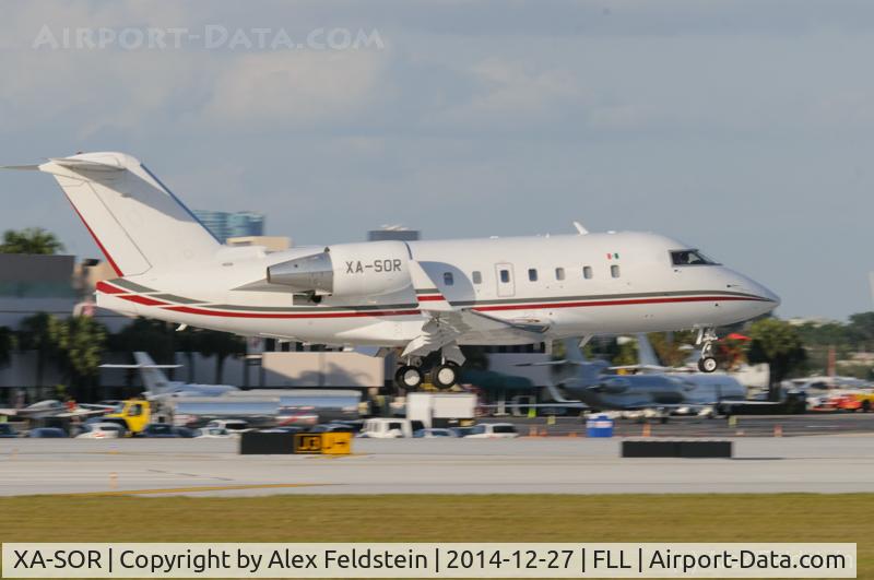XA-SOR, 1994 Canadair Challenger 601-3R (CL-600-2B16) C/N 5147, Ft. Lauderdale