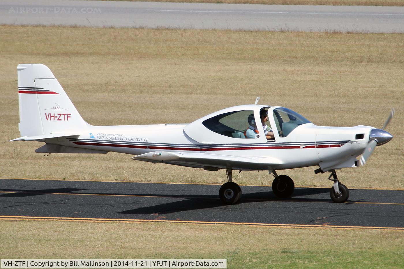 VH-ZTF, 1995 Grob G-115C2 C/N 82049/C2, taxi from 24