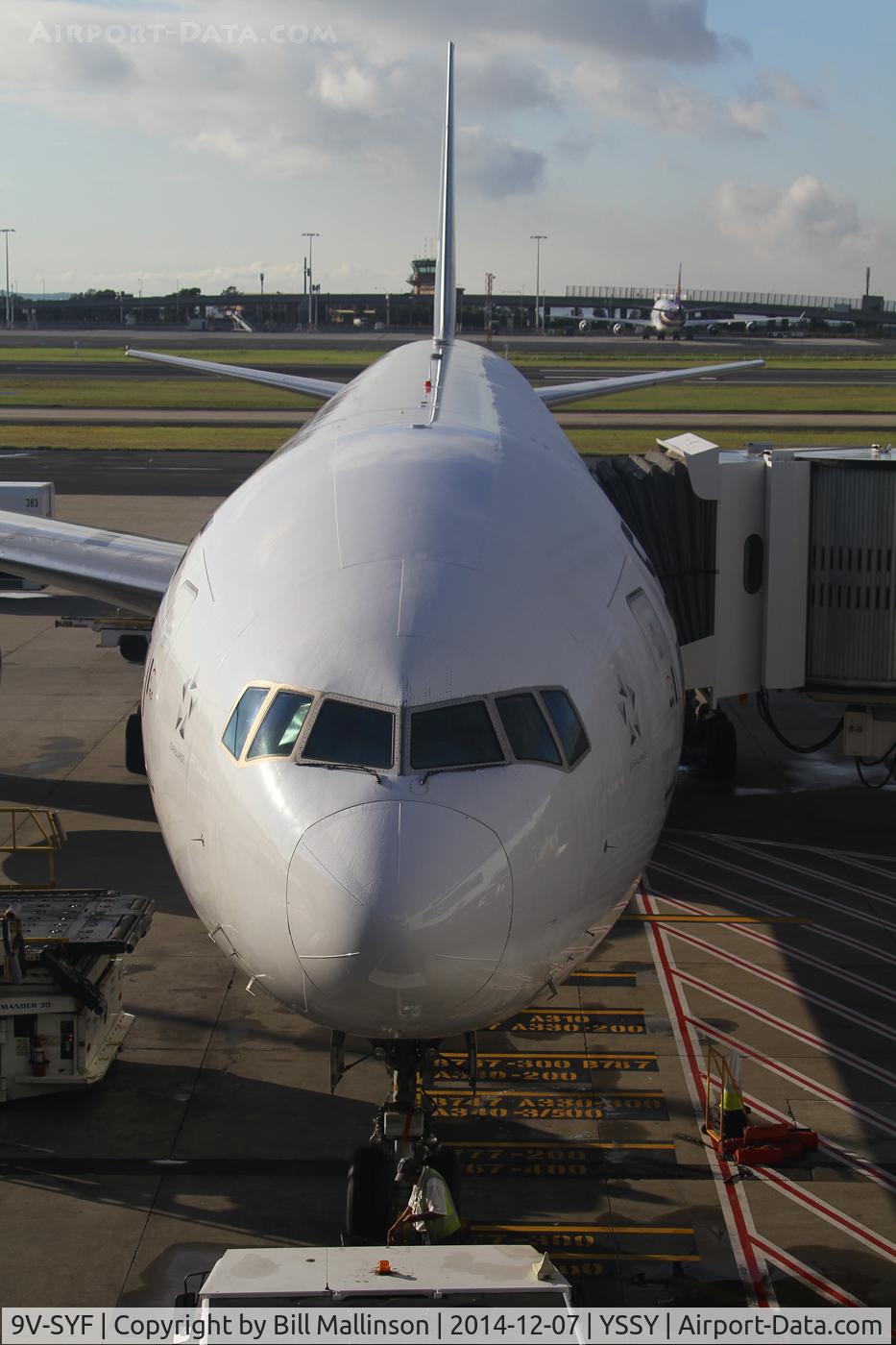 9V-SYF, 2001 Boeing 777-312 C/N 30868, PARKED ON GATE 58