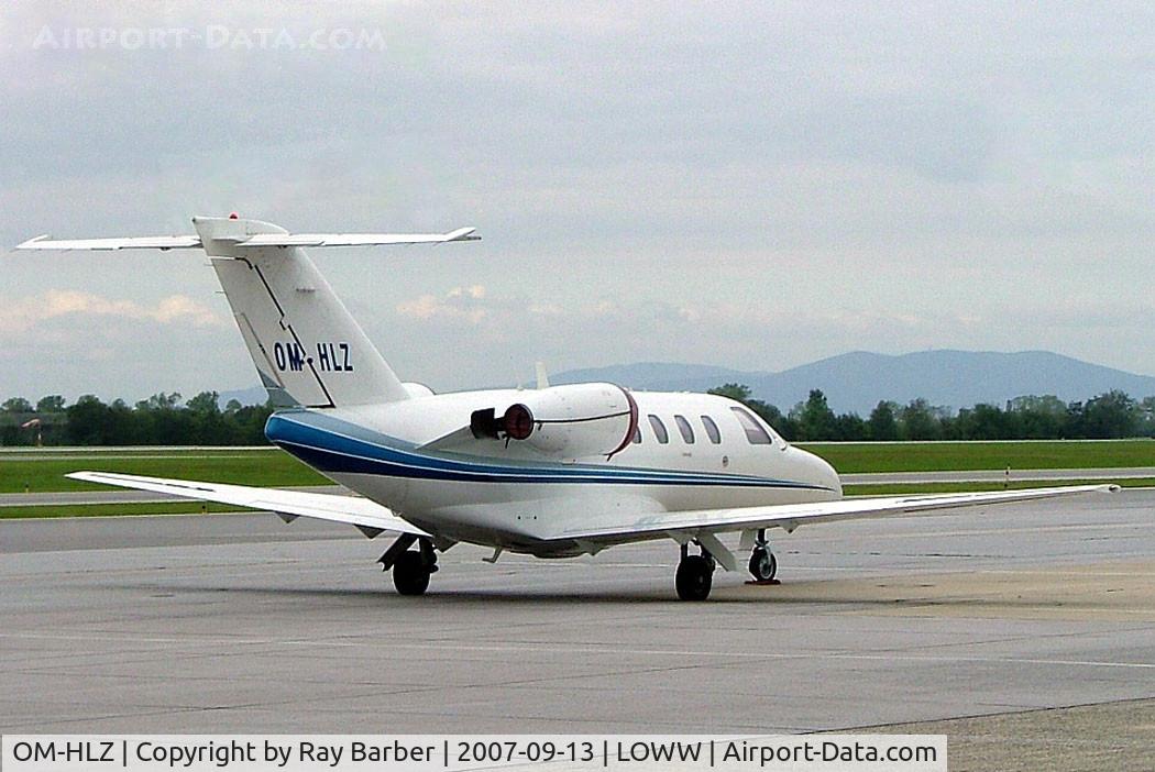 OM-HLZ, 1997 Cessna 525 CitationJet C/N 525-0223, Cessna Citation Jet [525-0223] Vienna-Schwechat~OE 13/09/2007
