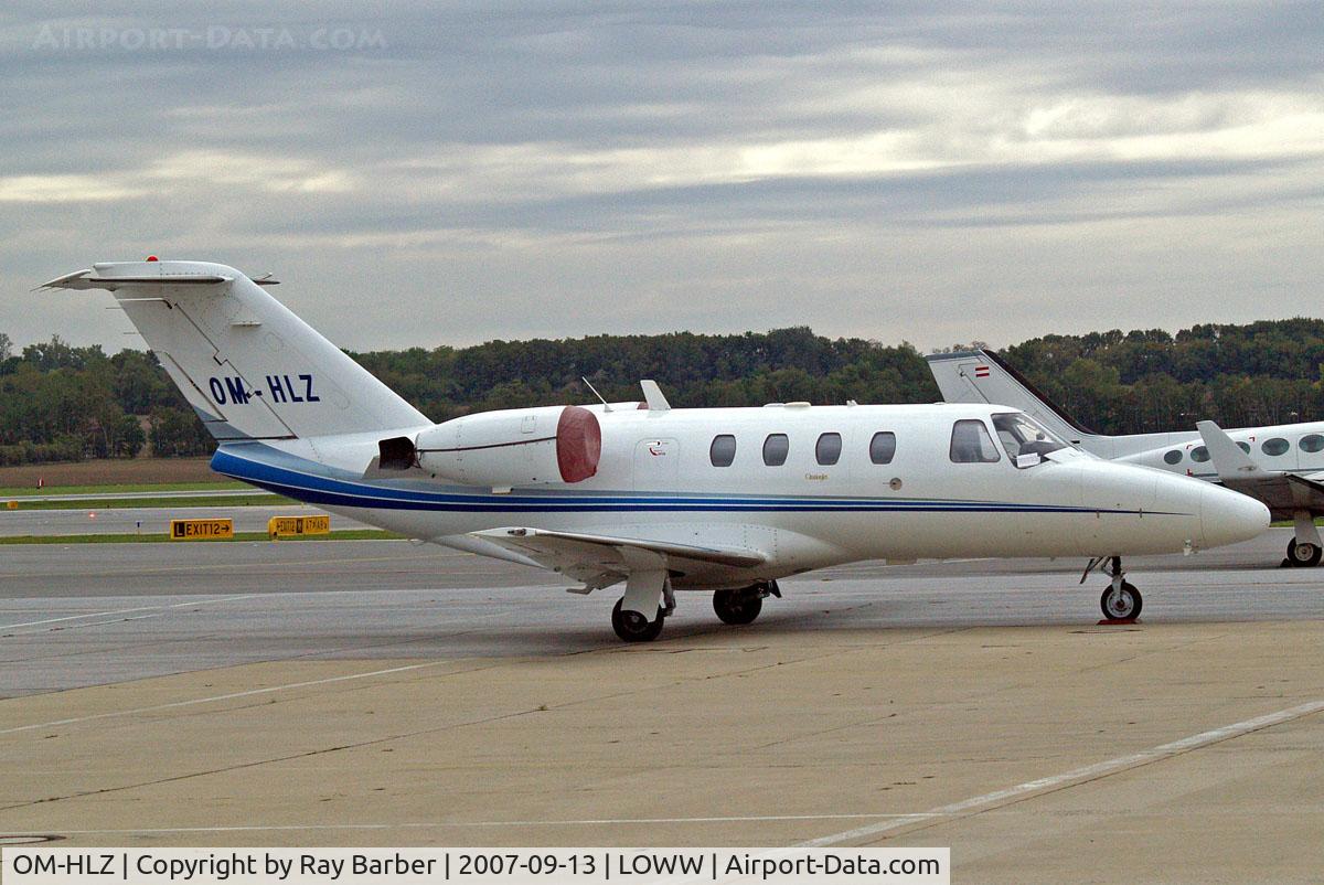 OM-HLZ, 1997 Cessna 525 CitationJet C/N 525-0223, Cessna Citation Jet [525-0223] Vienna-Schwechat~OE 13/09/2007