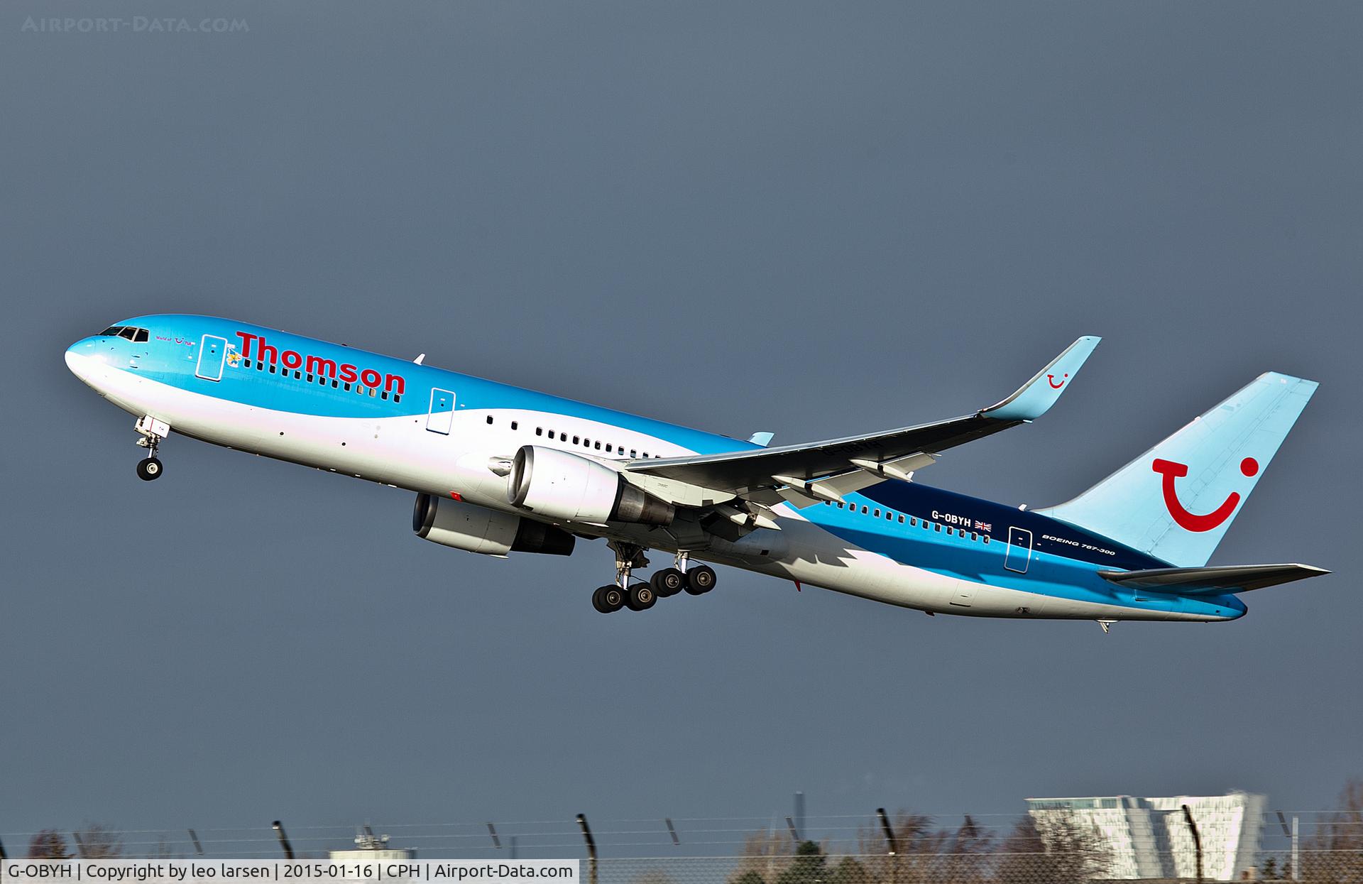 G-OBYH, 1999 Boeing 767-304/ER C/N 28883, Copenhagen Kastrup 16.1.15