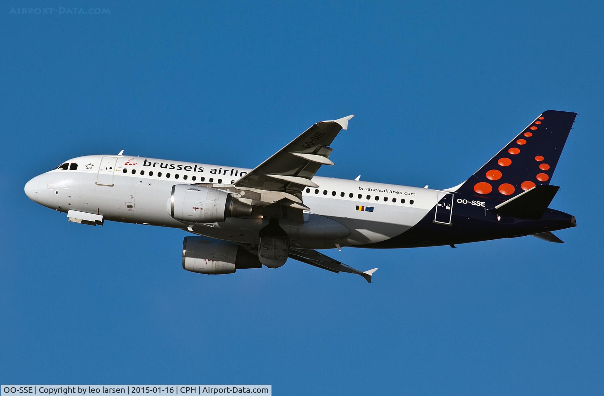 OO-SSE, 2006 Airbus A319-111 C/N 2700, Copenhagen Kastrup 16.1.15